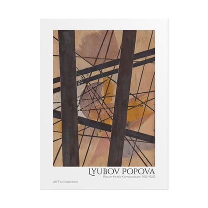 Raum-Kraft Komposition (1921-1922) by Lyubov Popova / Affiche imprimée - Série ART's Collection