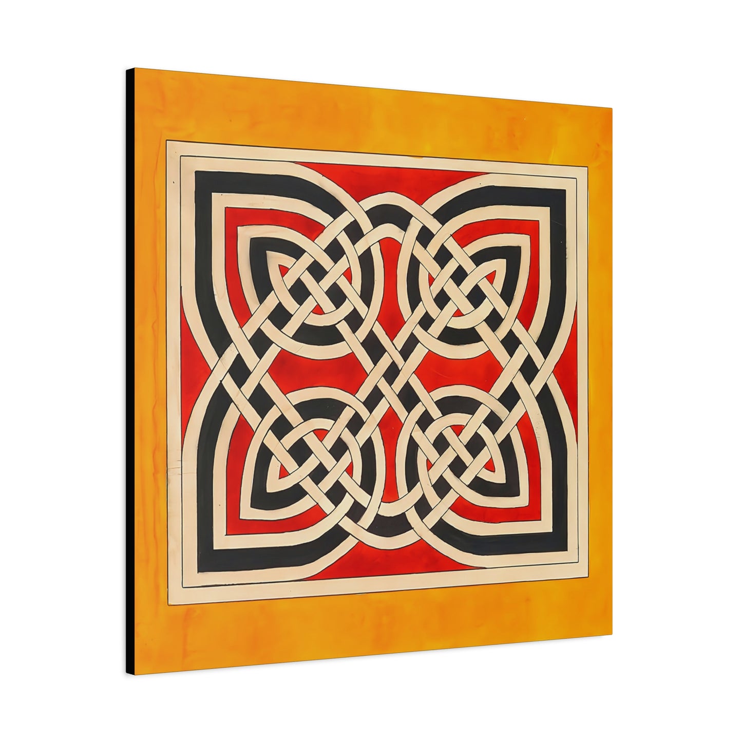 Celtic Ornament (ca 1900) by Elizabeth A. Nedwill  / Reproduction Fine Art sur Toile / Flanc Large Epaisseur 3.2 cm - 1.25 inch