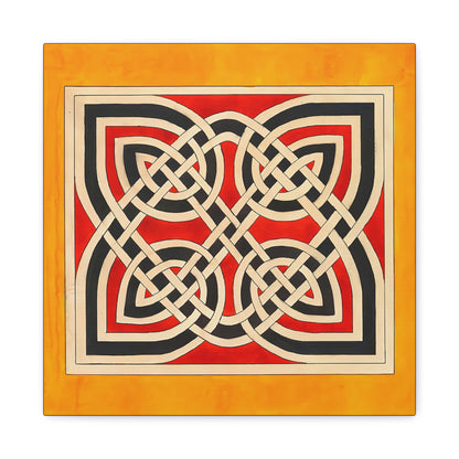 Celtic Ornament (ca 1900) by Elizabeth A. Nedwill  / Reproduction Fine Art sur Toile / Flanc Large Epaisseur 3.2 cm - 1.25 inch