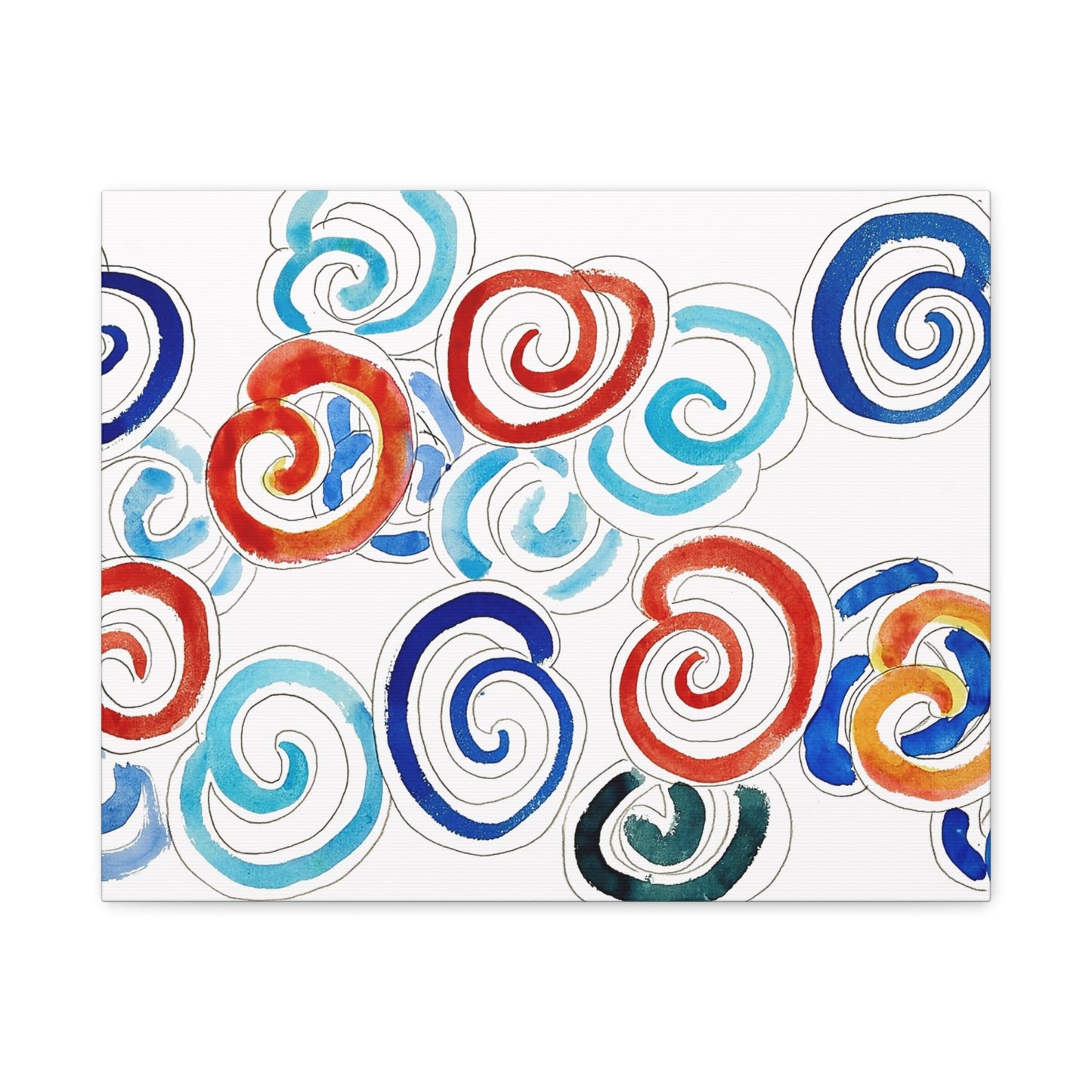 Escargots (1953) by Henri Matisse / Reproduction Fine Art sur Toile / Flanc Large Epaisseur 3.2 cm - 1.25 inch
