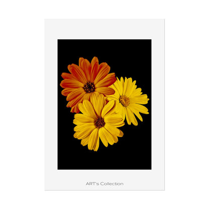 Collection Signature "FLORAL Numéro 4" sur Affiche imprimée - Série ART's Collection