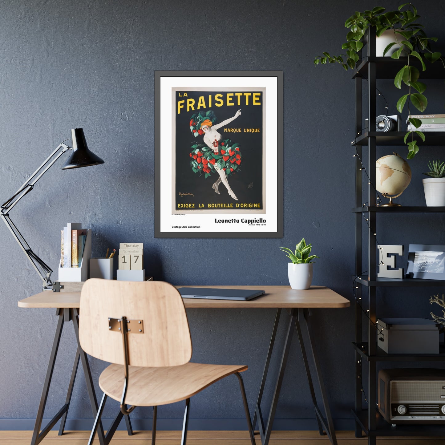 La Fraisette (1909) by Leonetto Cappiello / Affiche Encadrée Série Vintage Ads Collection