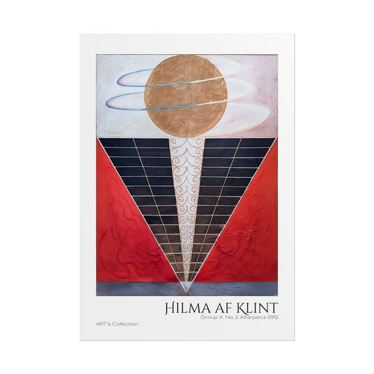 Group X No 2 Altarpiece (1915) by Hilma af Klint  / Affiche imprimée - Série ART's Collection