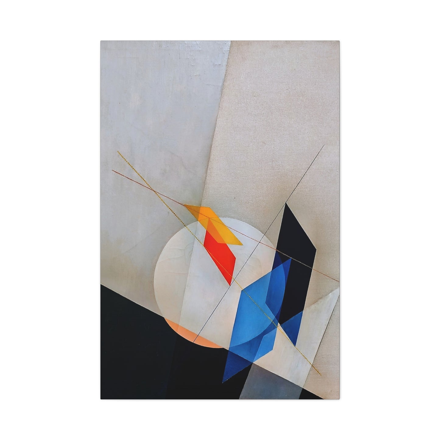 A 18 (1927) by László Moholy-Nagy  / Reproduction Fine Art sur Toile /  Epaisseur 3.2 cm - 1.25 inch