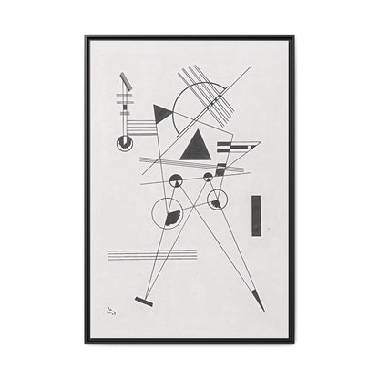 Wassily Kandinsky / Lithographie No. 1 (1925) / Toile encadrée sur caisse américaine