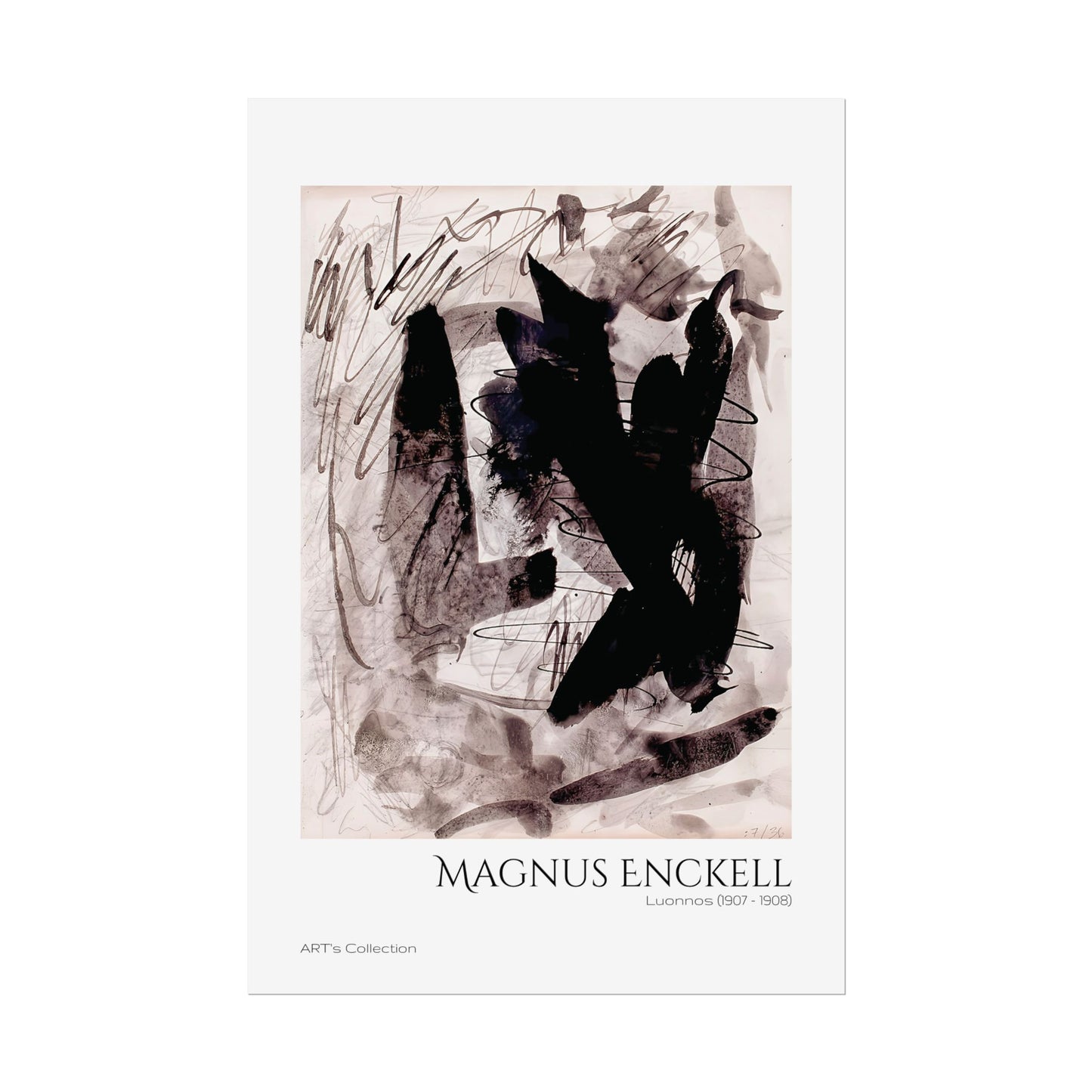 Luonnos (1907 - 1908) by Magnus Enckell / Affiche imprimée - Série ART's Collection