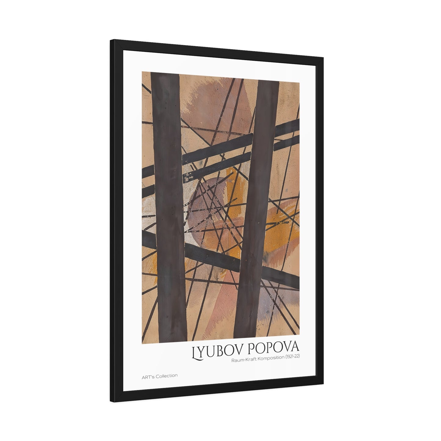 Raum-Kraft Komposition (1921-22) by Lyubov Popova  / Affiche Encadrée série ART's Collection