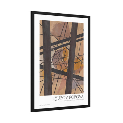 Raum-Kraft Komposition (1921-22) by Lyubov Popova  / Affiche Encadrée série ART's Collection