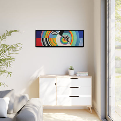 Rythme Numéro 3 (1938)  by Robert Delaunay  / Toile encadrée sur caisse américaine