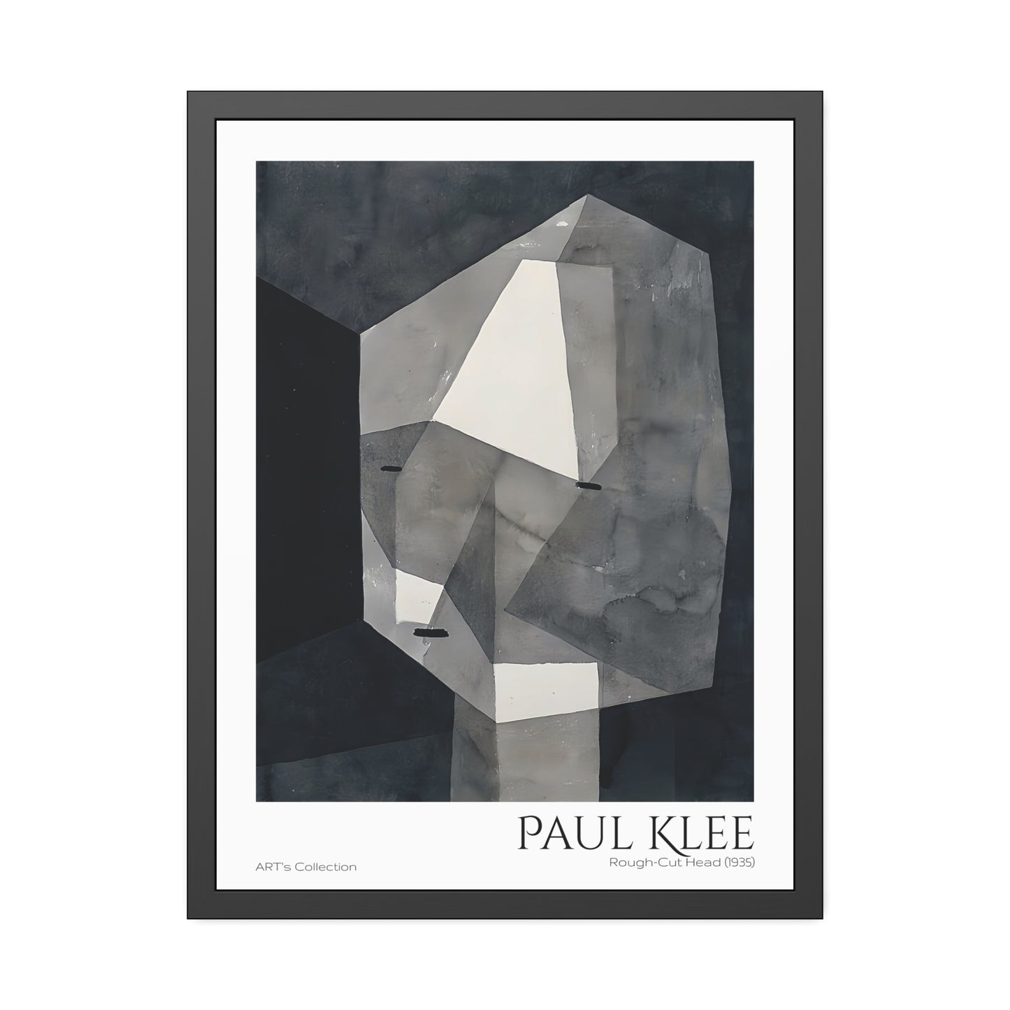 Rough-Cut Head (1935)  by Paul Klee / Affiche Encadrée série ART's Collection