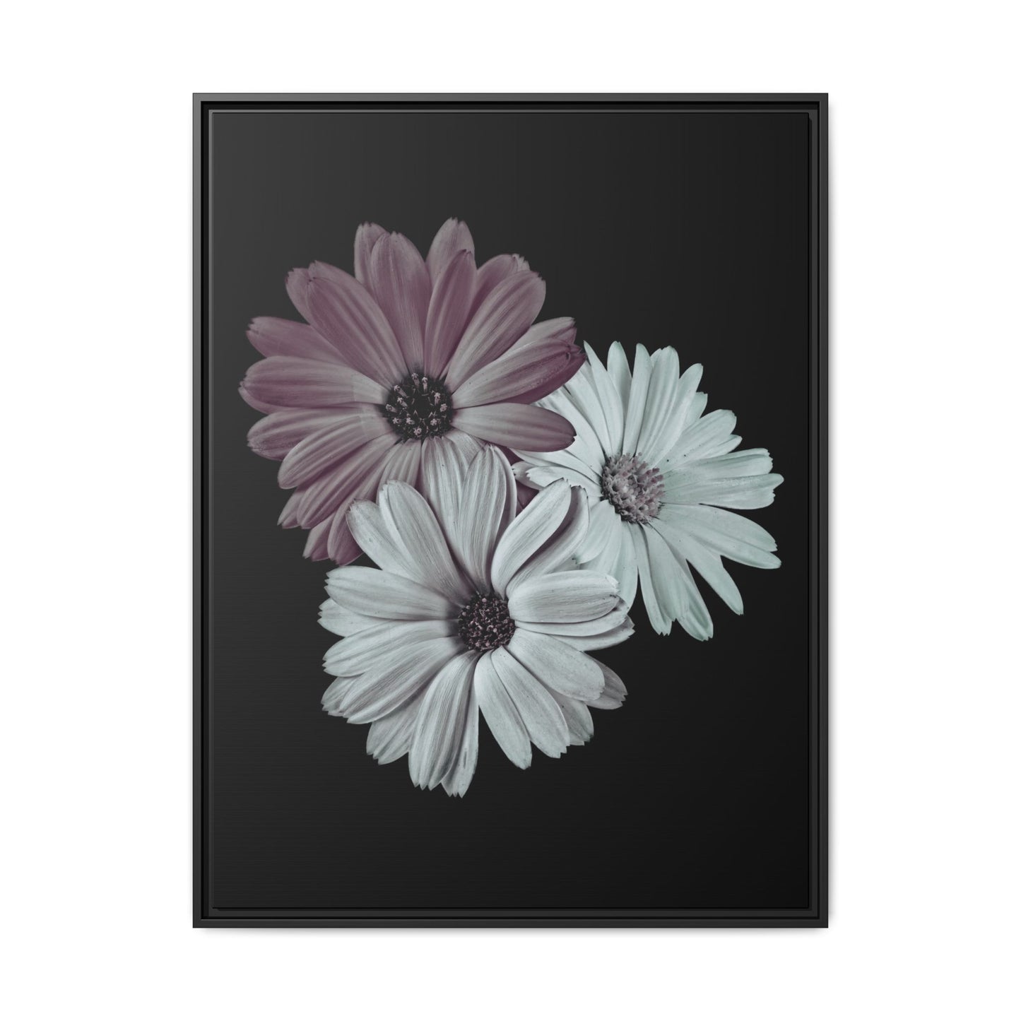 Collection Signature "FLORAL Numéro 5" sur Toile encadrée avec caisse américaine