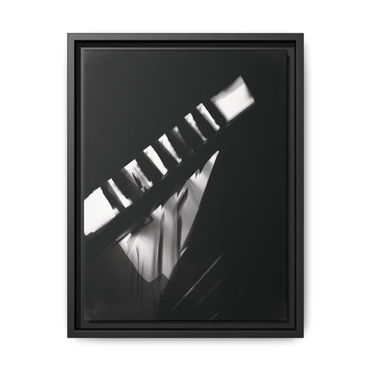 Fotogramm - between 1925 and 1928 by László Moholy-Nagy  / Toile encadrée sur caisse américaine