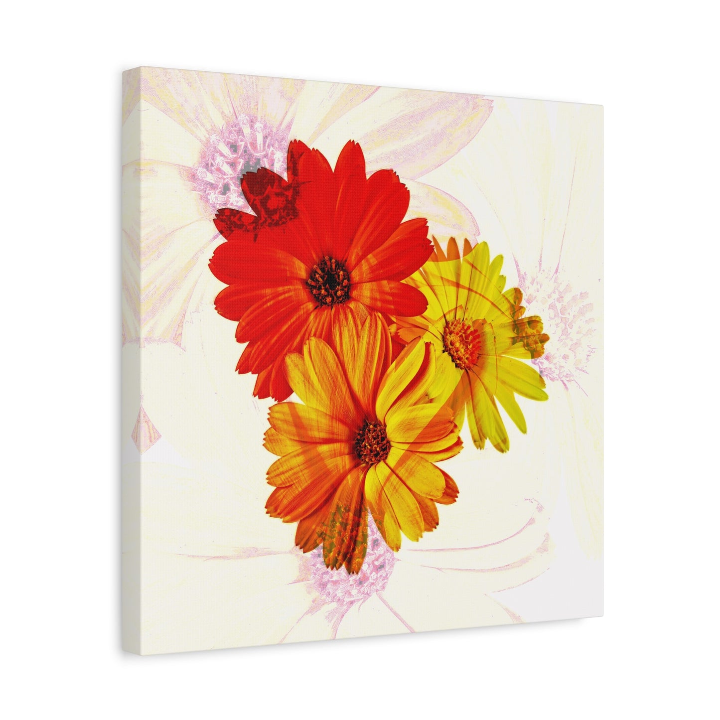 Collection Signature "FLORAL Numéro 19" sur Toile Fine Art sur Toile / Epaisseur 3,2cm - 1'25 po