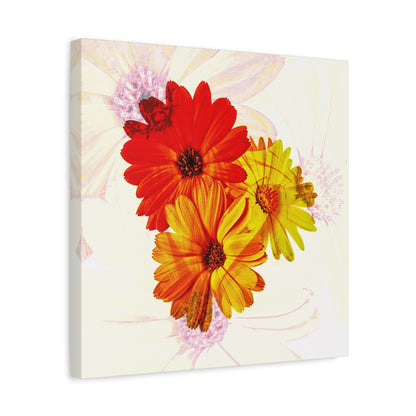 Collection Signature "FLORAL Numéro 19" sur Toile Fine Art sur Toile / Epaisseur 3,2cm - 1'25 po