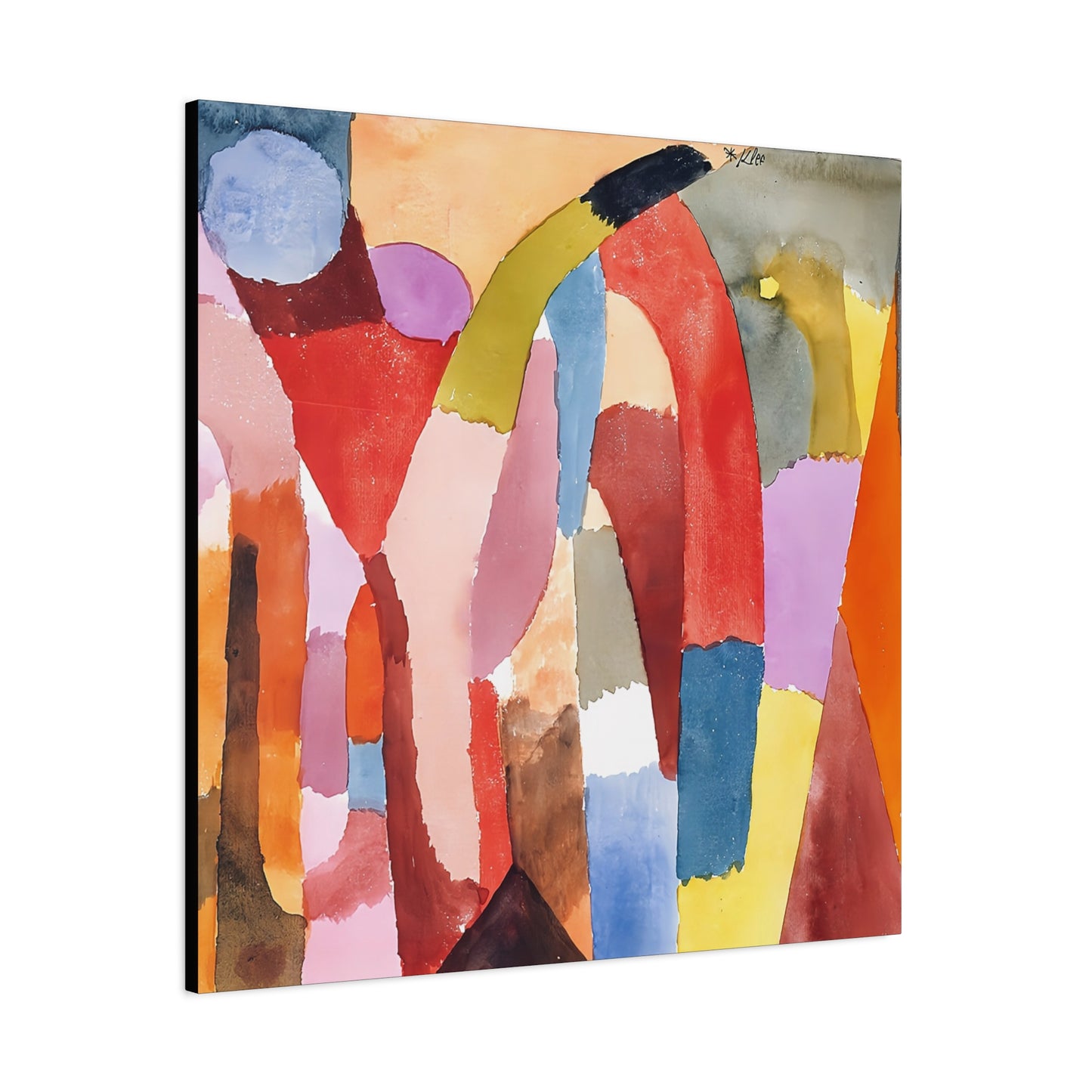 Movement of Vaulted Chambers (1915) by Paul Klee   / Reproduction Fine Art sur Toile / Epaisseur 3,2cm - 1'25 po