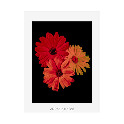 Collection Signature "FLORAL Numéro 1" sur Affiche imprimée - Série ART's Collection
