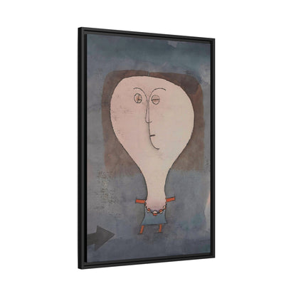 Fright of a Girl (1922) by Paul Klee / Toile encadrée sur caisse américaine