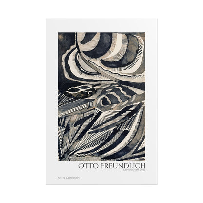 Landschaft (1918) by Otto Freundlich / Affiche imprimée - Série ART's Collection