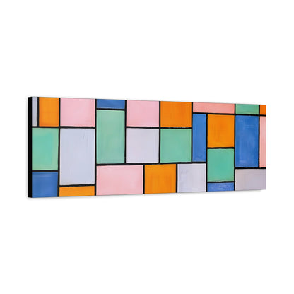 Composition in dissonances (1919) by Theo van Doesburg  / Reproduction Fine Art sur Toile / Epaisseur 3.2 cm - 1.25 inch