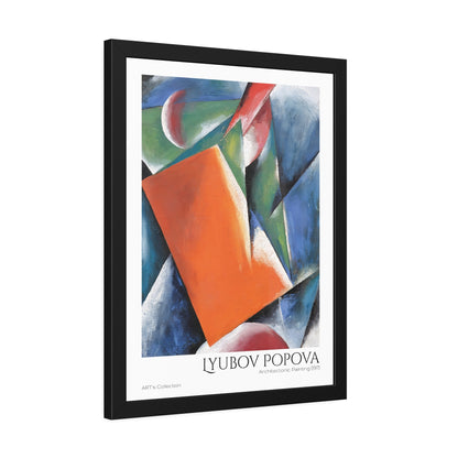 Architectonic Painting (1917) by Lyubov Popova  / Affiche Encadrée série ART's Collection