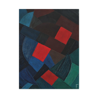 Komposition (1935-1936) by Otto Freundlich  / Reproduction Fine Art sur Toile / Epaisseur 3,2cm - 1'25 po