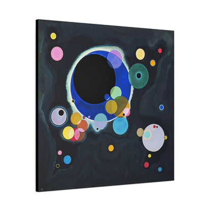 Several Circles (1926) by Wassily Kandinsky  / Reproduction Fine Art sur Toile / Epaisseur 3,2cm - 1'25 po