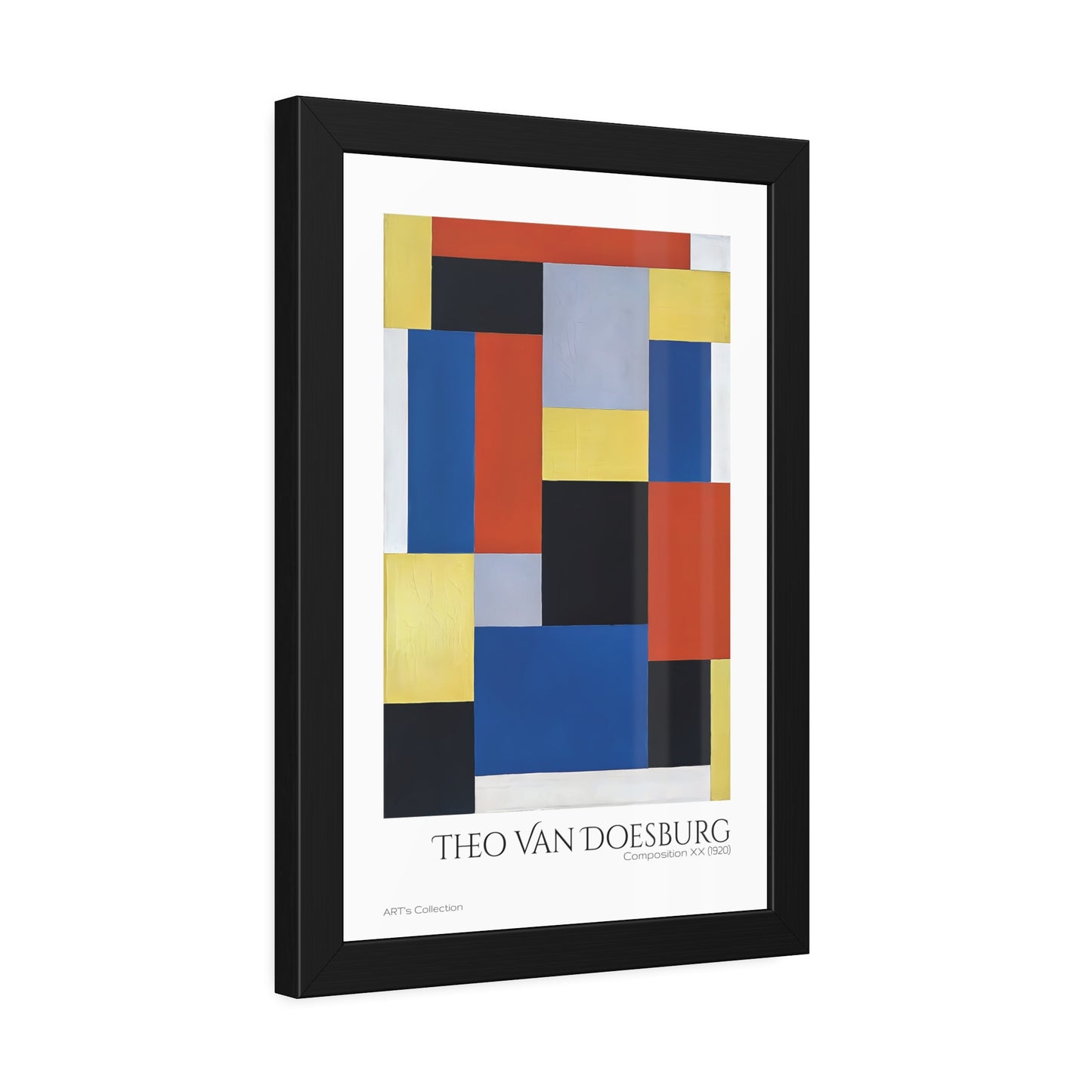 Composition XX (1920) by Theo Van Doesburg / Affiche Encadrée série ART's Collection