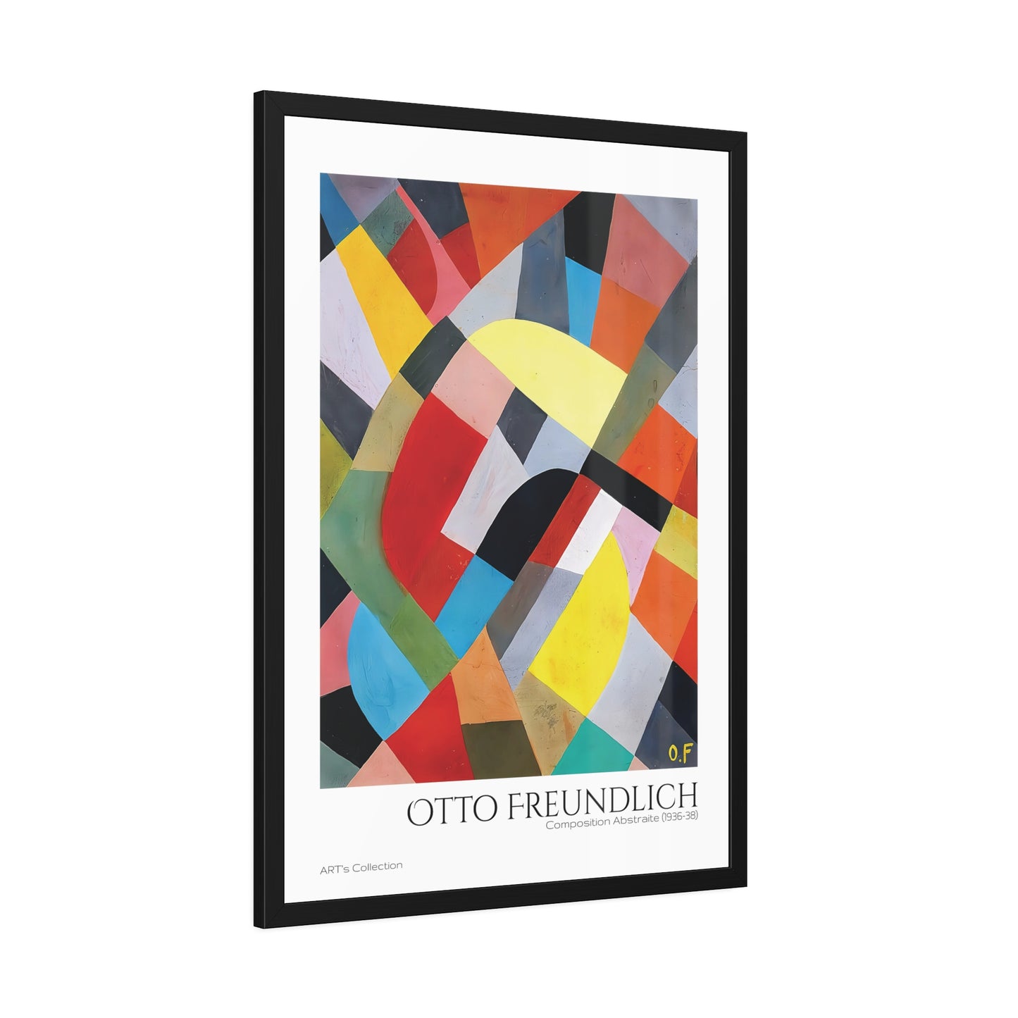 Composition Abstraite (1936-38) by Otto Freundlich  / Affiche Encadrée série ART's Collection