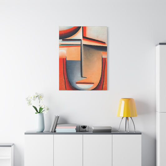 Abstract Head - Tragic (1928) by Alexej von Jawlensky / Reproduction Fine Art sur Toile /  Epaisseur 3.2 cm - 1.25 inch