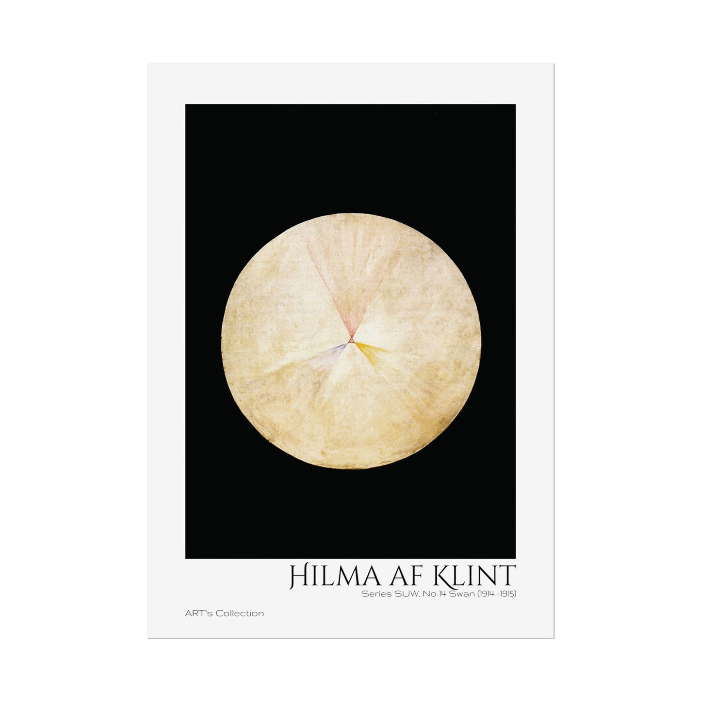 Series SUW, No 14 Swan (1914 -1915) by Hilma af Klint  / Affiche imprimée - Série ART's Collection