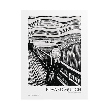 The Scream (1895) by Edvard Munch / Affiche imprimée - Série ART's Collection