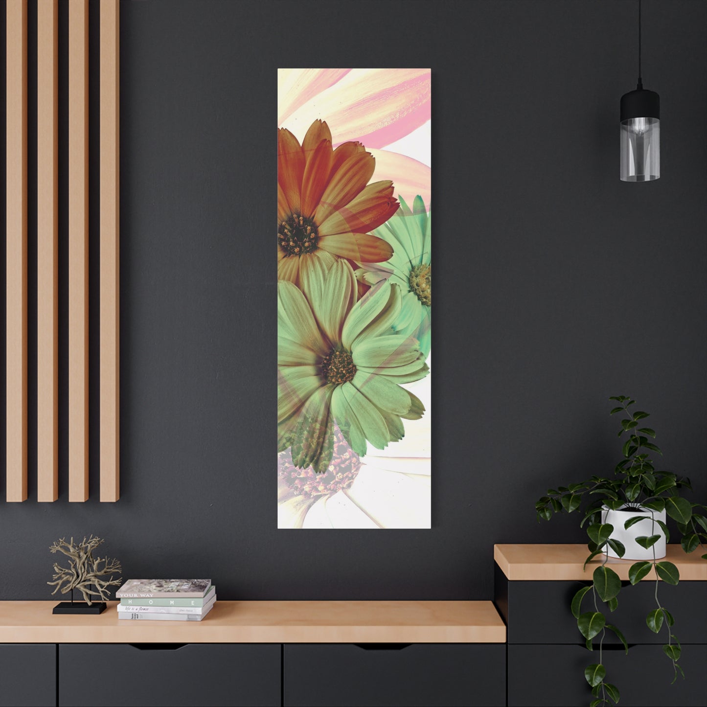 Collection Signature "FLORAL Numéro 14" sur Toile Fine Art sur Toile / Epaisseur 3,2cm - 1'25 po