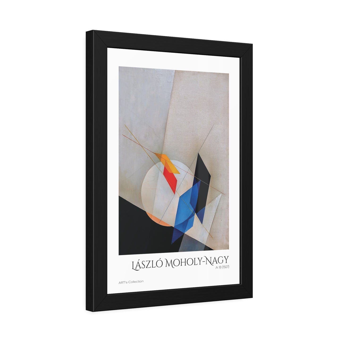 A 18 (1927) by László Moholy-Nagy  / Affiche Encadrée série ART's Collection