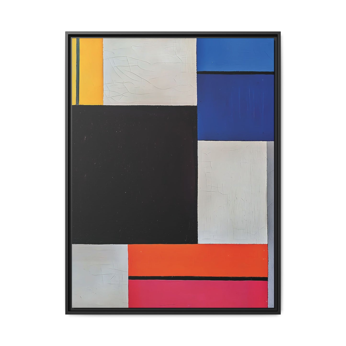 Composition XXI (1923) by Theo van Doesburg  / Toile encadrée sur caisse américaine