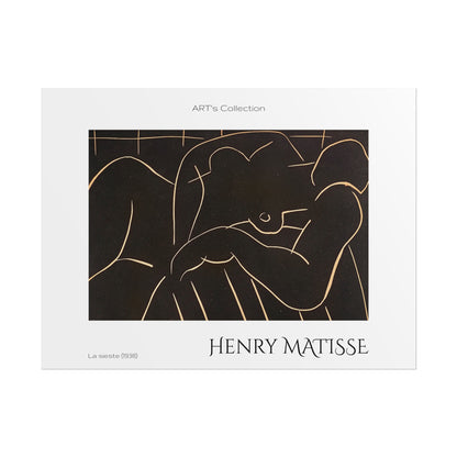 La sieste (1938) by Henry Matisse / Affiche imprimée - Série ART's Collection