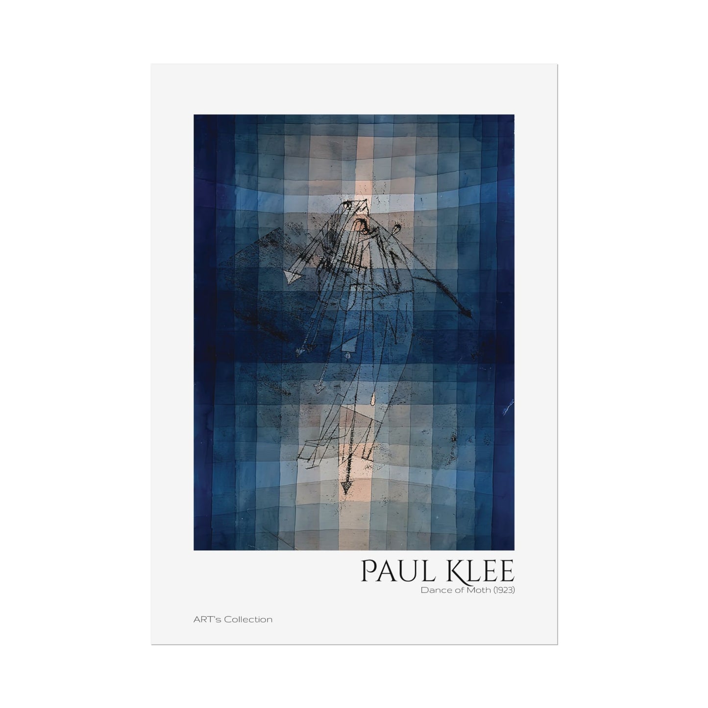 Dance of Moth (1923) by Paul Klee / Affiche imprimée - Série ART's Collection