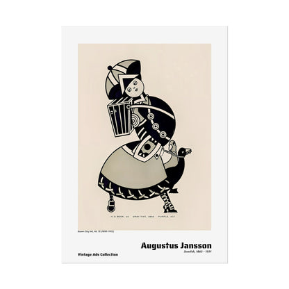 Queen City Ink, Ad. 15 (1890-1913) by Augustus Jansson / Affiche imprimée - Série Vintage Ads Collection