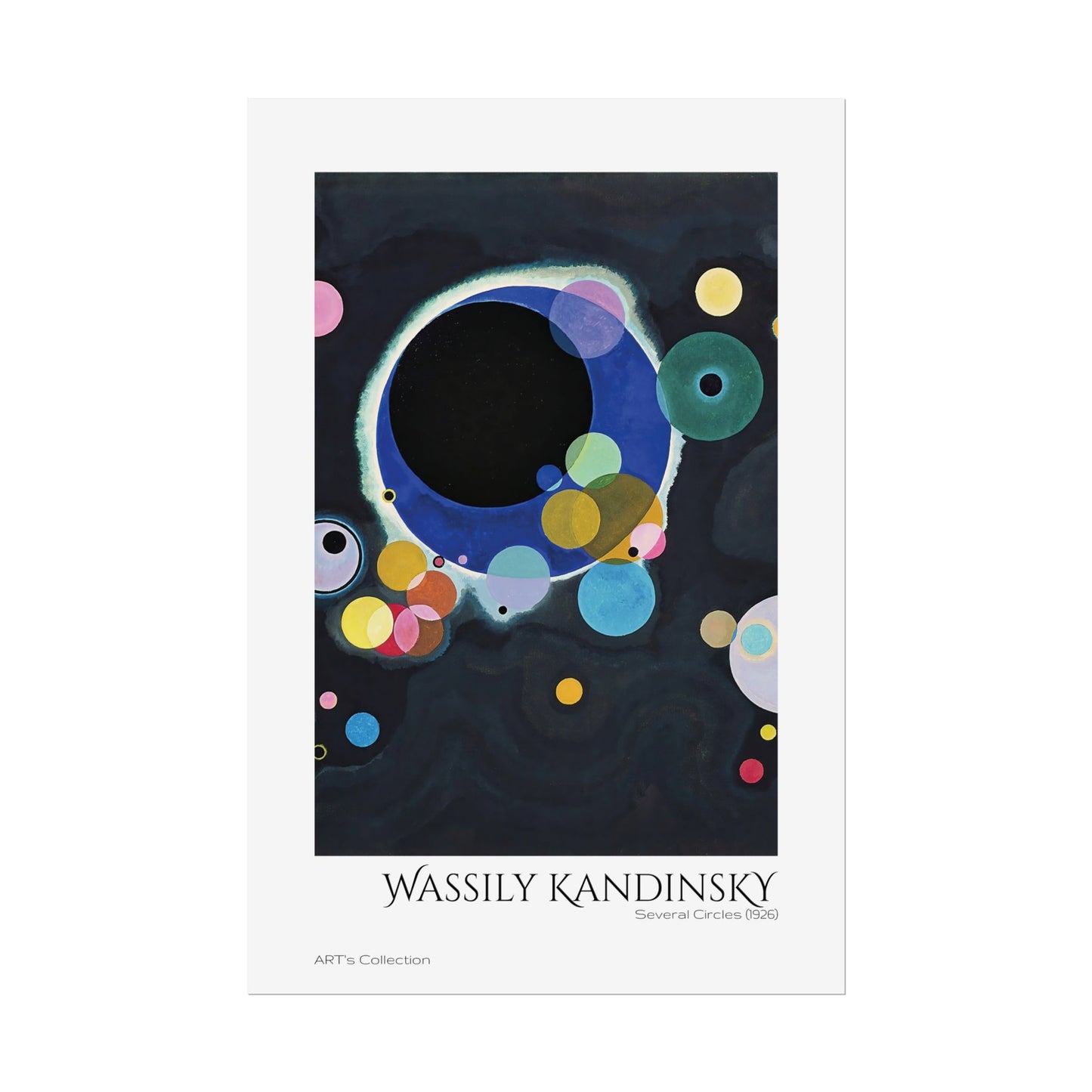 Several Circles (1926) by Wassily Kandinsky / Affiche imprimée - Série ART's Collection