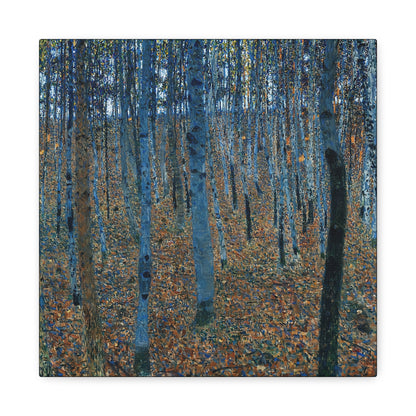 Beech Grove by Gustav Klimt / Reproduction Fine Art sur Toile / Flanc Large Epaisseur 3.2 cm - 1.25 inch