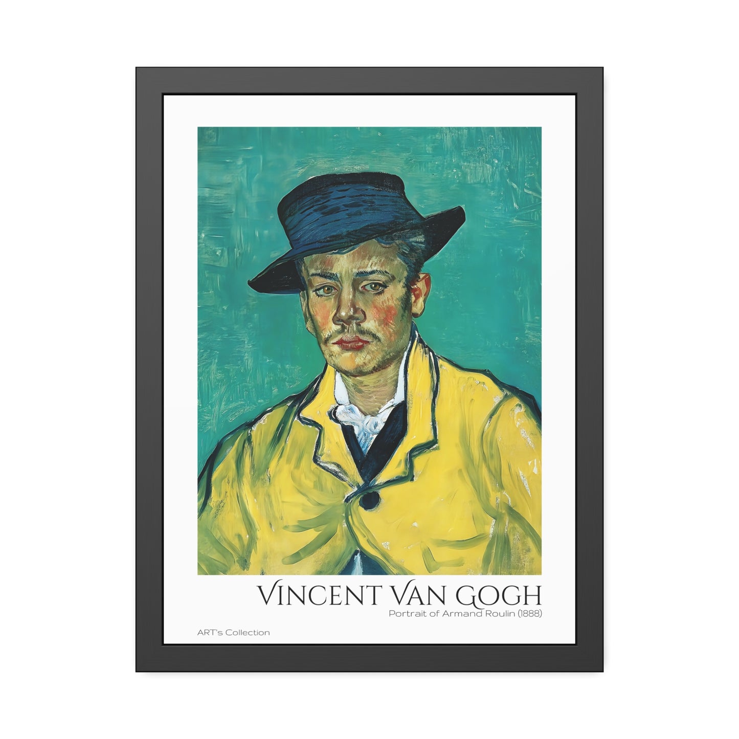Portrait of Armand Roulin (1888)  by Vincent Van Gogh / Affiche Encadrée série ART's Collection