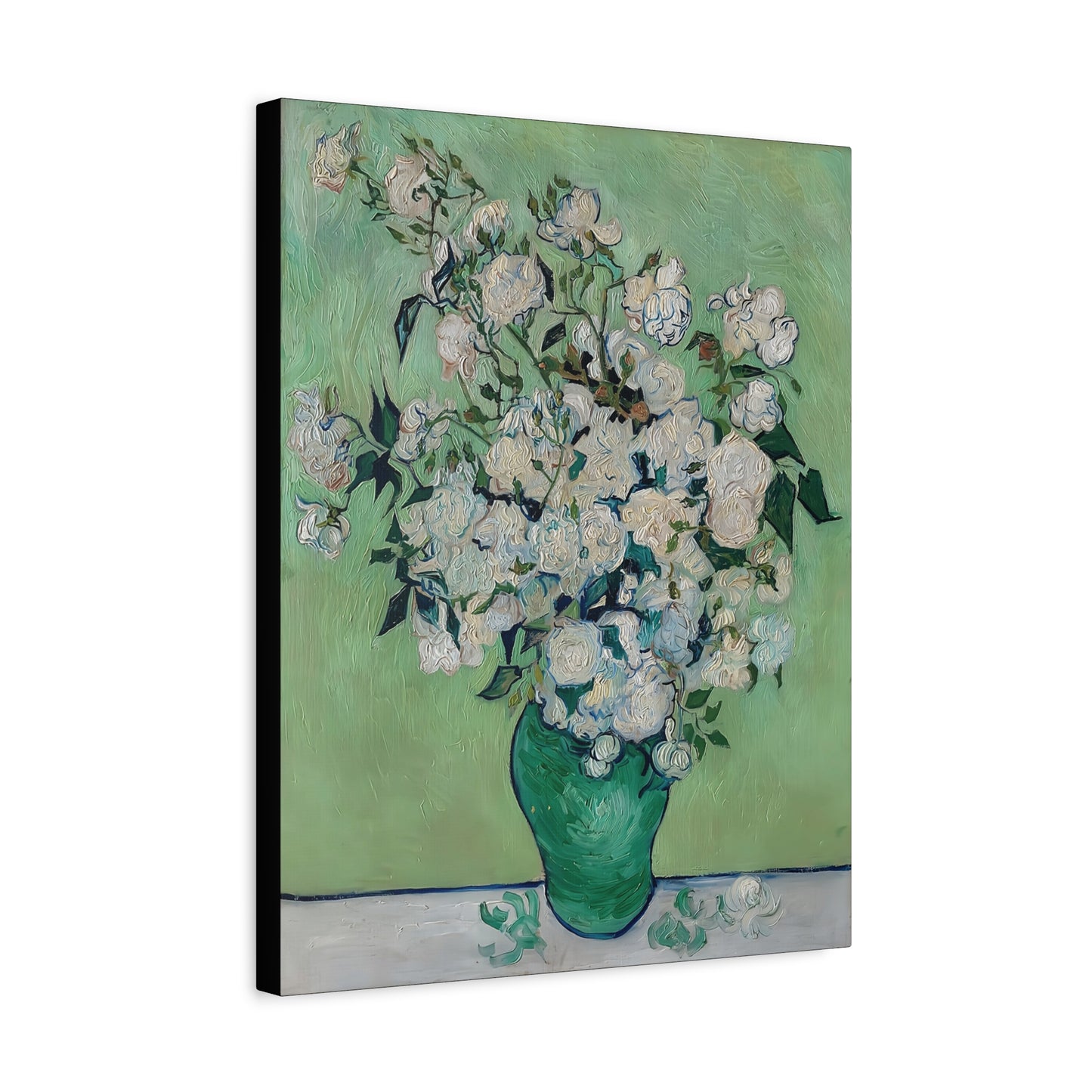 Roses (1890) by Vincent van Gogh  / Reproduction Fine Art sur Toile / Epaisseur 3,2cm - 1'25 po