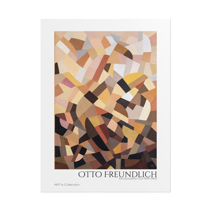 Komposition (ca 1939-1942) by Otto Freundlich / Affiche imprimée - Série ART's Collection