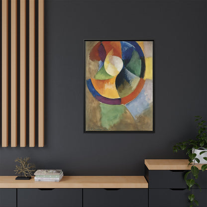 Formes circulaires, Soleil Numéro 2 (1912-13)  by Robert Delaunay  / Toile encadrée sur caisse américaine