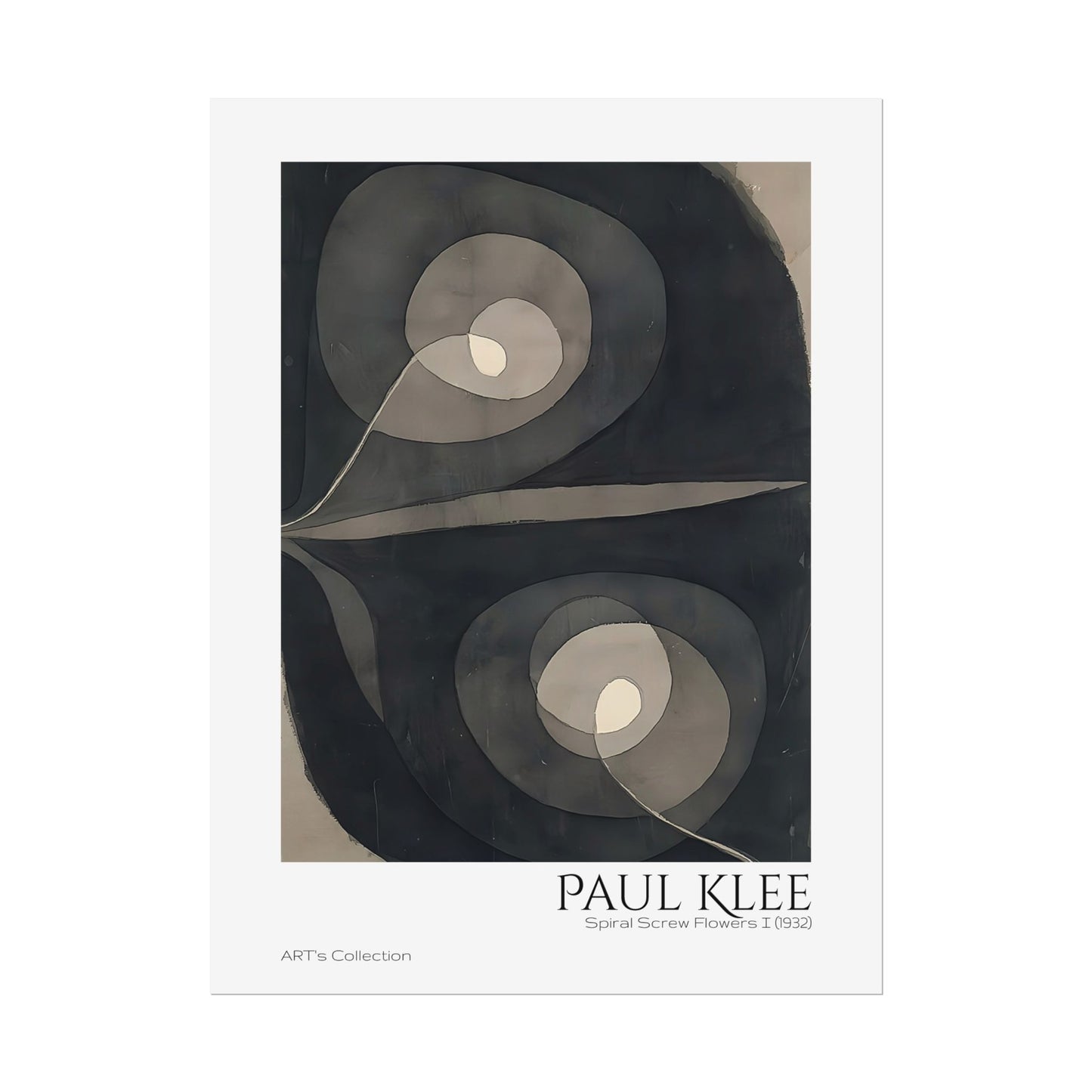 Spiral Screw Flowers I (1932)  by Paul Klee / Affiche imprimée - Série ART's Collection