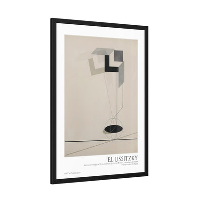 Kestnermappe Proun, Rob. Levnis and Chapman GmbH Hannover #2 (1923) by El Lissitzky / Affiche Encadrée série ART's Collection