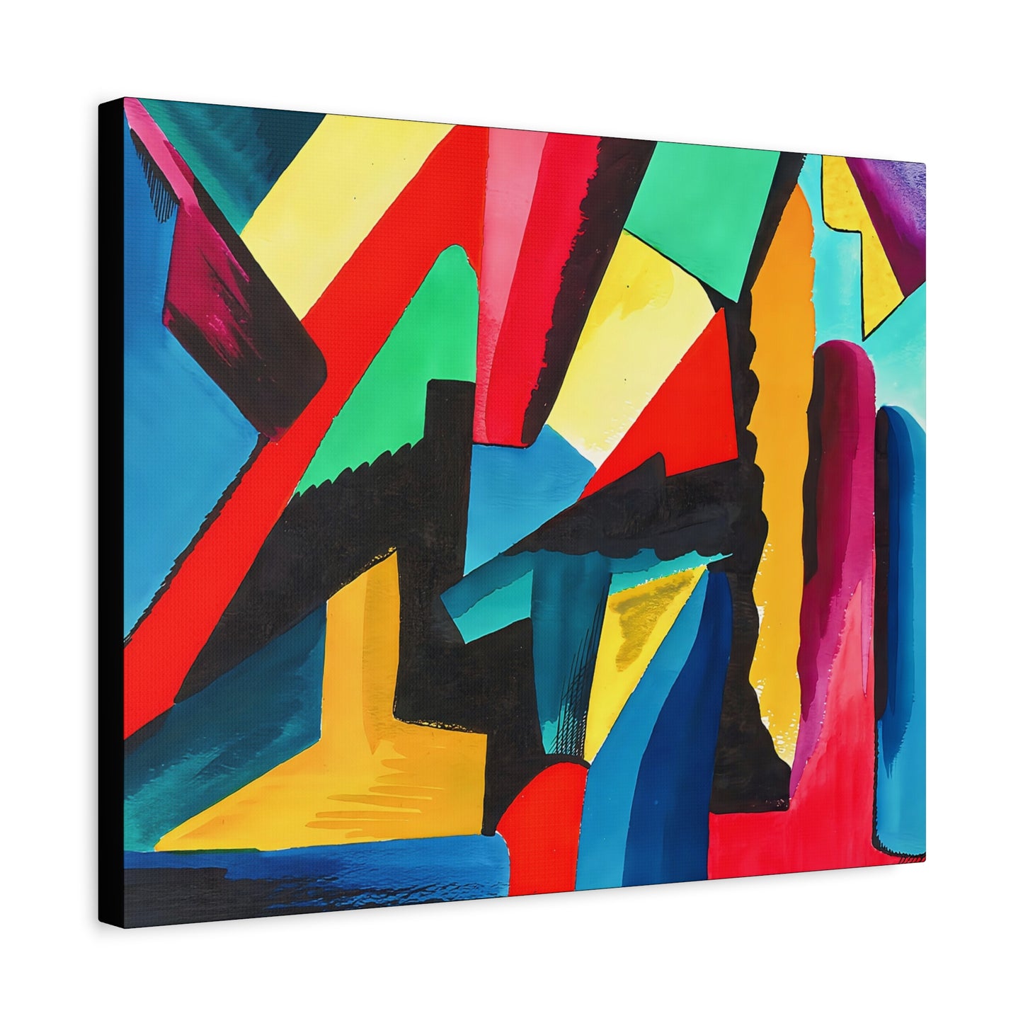 Ohne Titel II (around 1928) by Karl Wiener / Reproduction Fine Art sur Toile / Flanc Large Epaisseur 3.2 cm - 1.25 inch