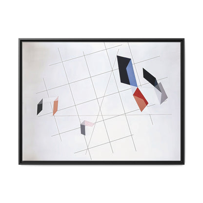 L IV (1936) by László Moholy-Nagy  / Toile encadrée sur caisse américaine