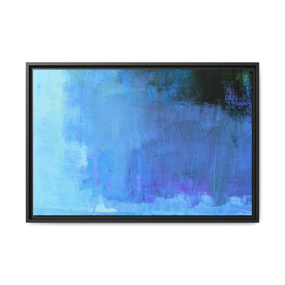 Tableau Contemporain Azuréen "Série Sign Collections" / Toile encadrée sur caisse américaine