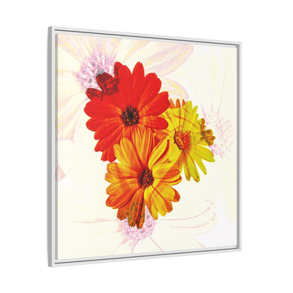 Collection Signature "FLORAL Numéro 19" sur Toile encadrée avec caisse américaine