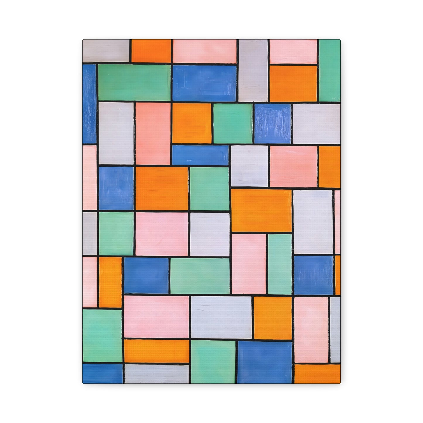 Composition in dissonances (1919) by Theo van Doesburg  / Reproduction Fine Art sur Toile / Epaisseur 3.2 cm - 1.25 inch